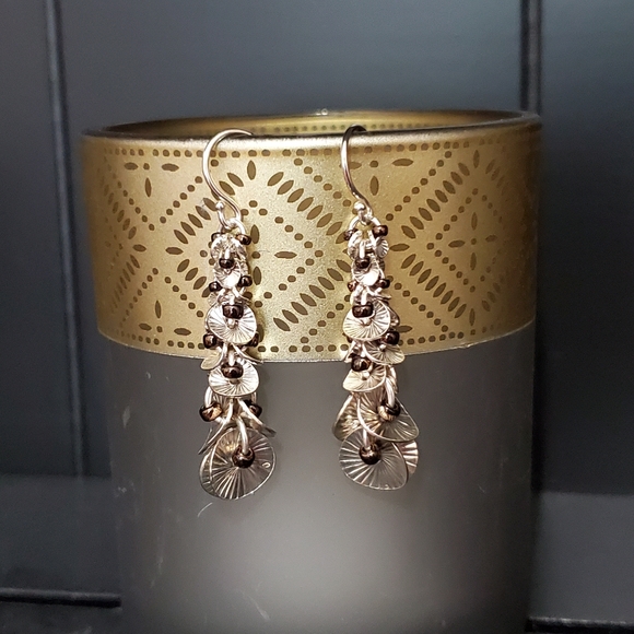 Silpada Waterfall Sterling Silver Seed Bead Earrings - Picture 11 of 14